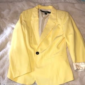 Kensie yellow blazer from Macy’s